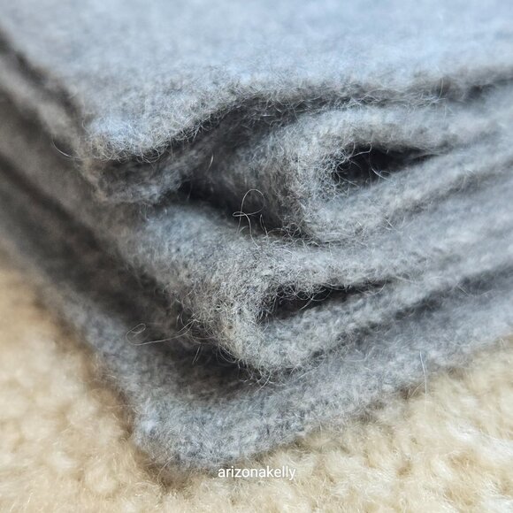 NWOT Zara Cashmere Scarf Grey Wrap Oversized - Picture 13 of 15
